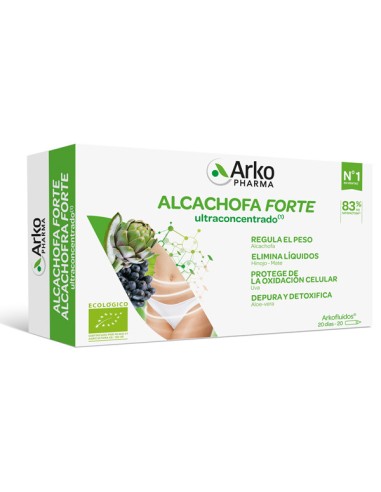 Arkofluido Alcachofa Forte + Aloe Vera 20 Ampollas