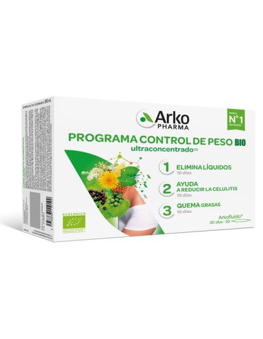 Arkofluido Programa Control De Peso Bio 30 Ampollas