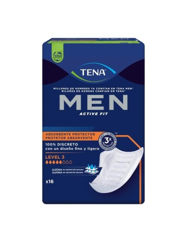 Tena MEN Active Fit Level 3 16 Unidades