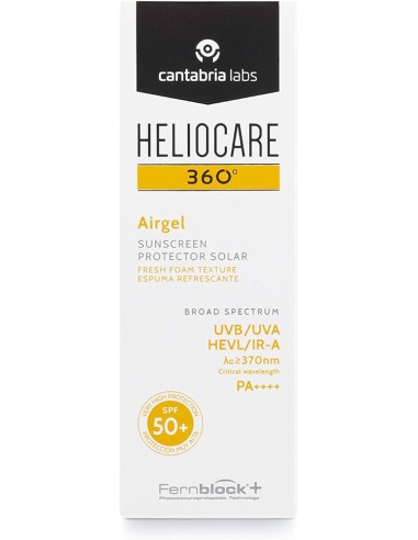 Heliocare 360º Airgel SPF50 Espuma 60 ml