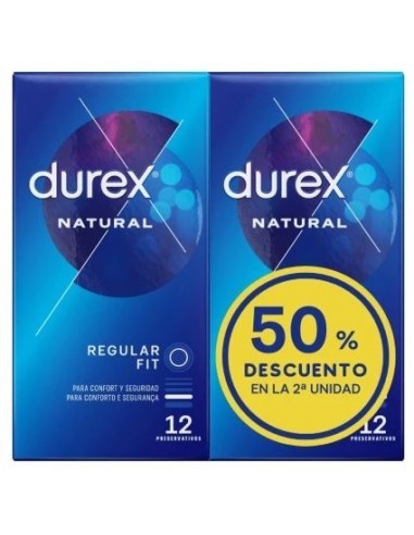 Durex Preservativos Natural Classic 2 x 12 Unidades