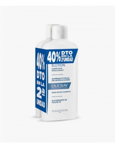 Ducray Champú Elution 2 x 400 ml