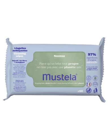 Mustela Toallitas Limpiadoras con Aguacate 60 Toallitas