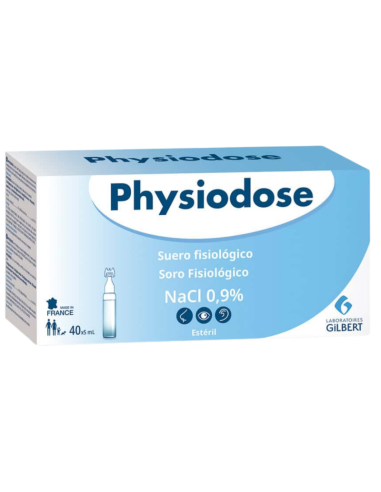 Physiodose Suero Fisiológico 40 Unidades x 5 ml