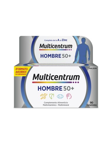 Multicentrum Hombre 50+ 90 Comprimidos