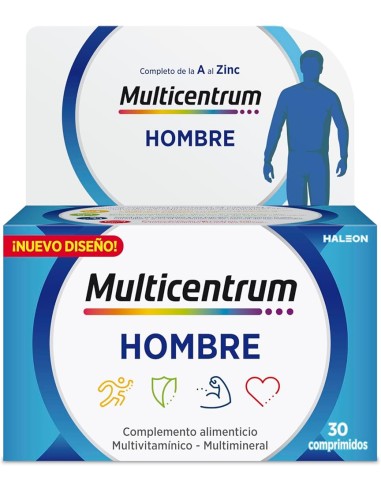 Multicentrum Hombre 30 Comprimidos