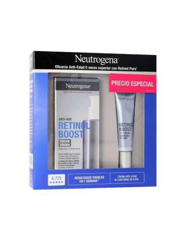 Neutrogena Retinol Boost Crema 50 ml + Neutrogena Retinol Boost Contorno De Ojos 15 ml