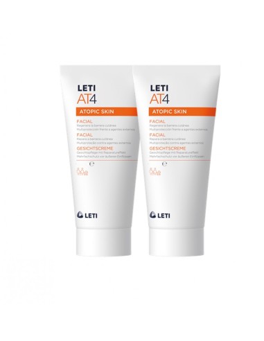 Leti AT4 Crema Facial 2 x 50 ml