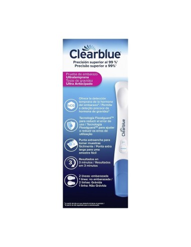 Clearblue Test de Embarazo Ultratemprana 1 Ud