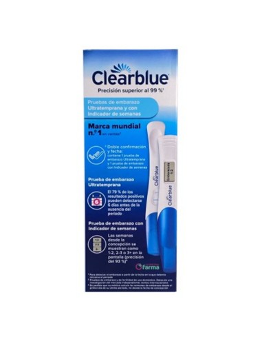 Clearblue Prueba De Embarazo Ultratemprana Digital 2 Unidad