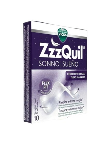 ZzzQuil Sueño 10 Tiras Nasales