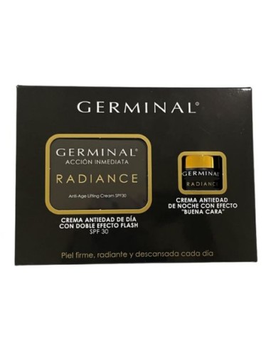 Germinal Radiance Crema Antiedad SPF30 50 ml + Crema De Noche Efecto Buena Cara 15 ml