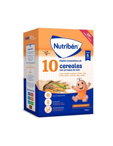 Nutriben 10 Cereales Con Toque De Miel 600 g