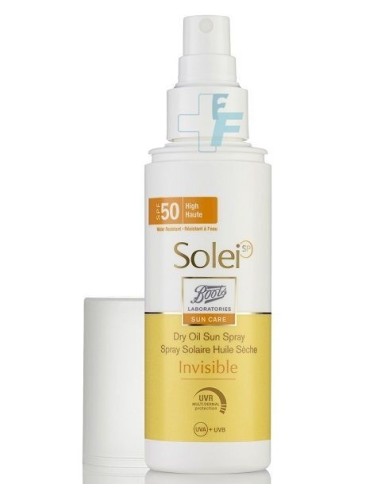 Boots Solei Aceite Solar Seco SPF50 Spray 125 ml