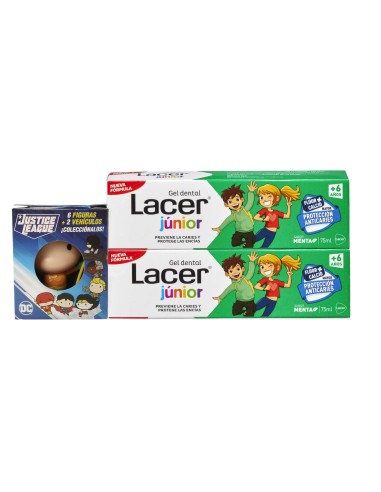 Lacer Junior Gel Dental Menta 2 x 75 ml