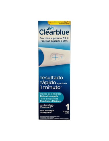 Clearblue Prueba De Embarazo Detección Rápida 1 Unidad