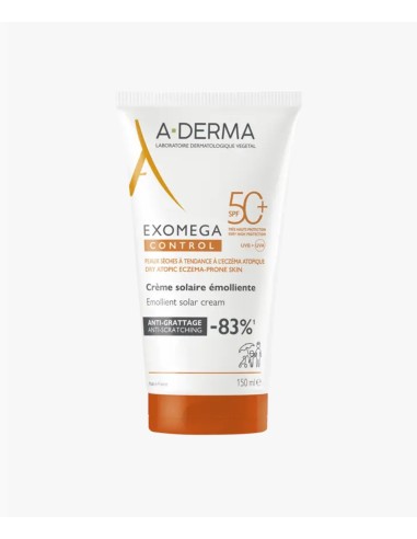 A-Derma Exomega Control Crema Solar Emoliente SPF50+ 150 ml