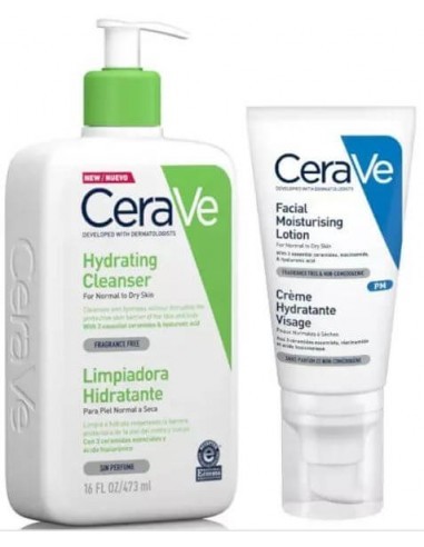 Pack Cerave Rutina Facial Piel Seca / Normal