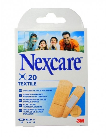 3M Nexcare Textile Apósito adhesivo, 20 Ud