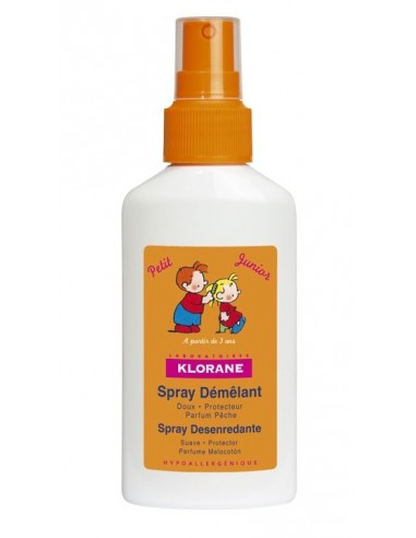 Klorane Petit Junior Spray Desenredante Cabello Perfume Melocotón, 125ml