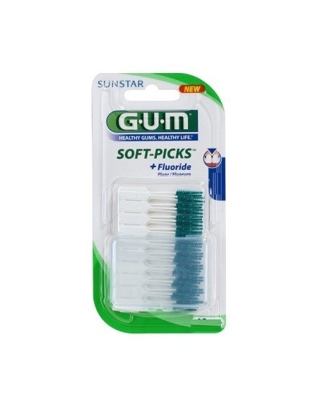 Gum Soft-Picks Filamentos de Goma, 80Ud