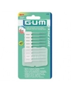Gum Soft Picks Cepillo interdental Filamentos goma 634 M40 Largo 40Ud