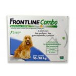 frontline combo antiparasitario spot on perro 10 20kg 3 pipetas x134ml