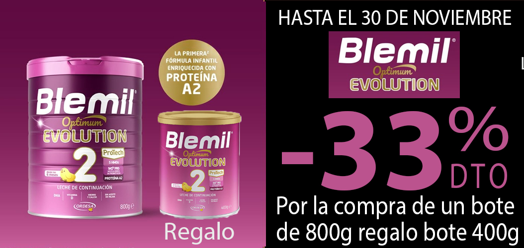 Promoci&oacute;n Blemil 2 Optimum en Farmacia Frias