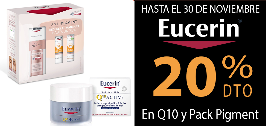 Promoci&oacute;n Eucerin Q10 y Anti PIgment en Farmacia Frias