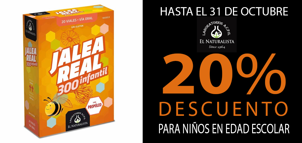 Promoción Jalea Real infantil El Naturalista en Farmacia Frias