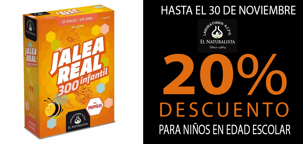 Promoción Jalea Real infantil El Naturalista en Farmacia Frias