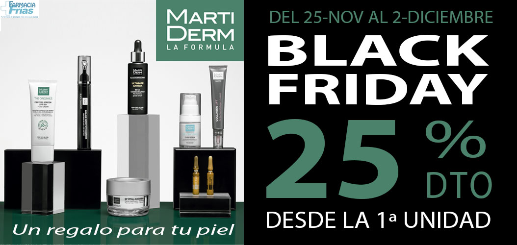 Promoci&oacute;n Black Friday Martiderm en Farmacia Frias